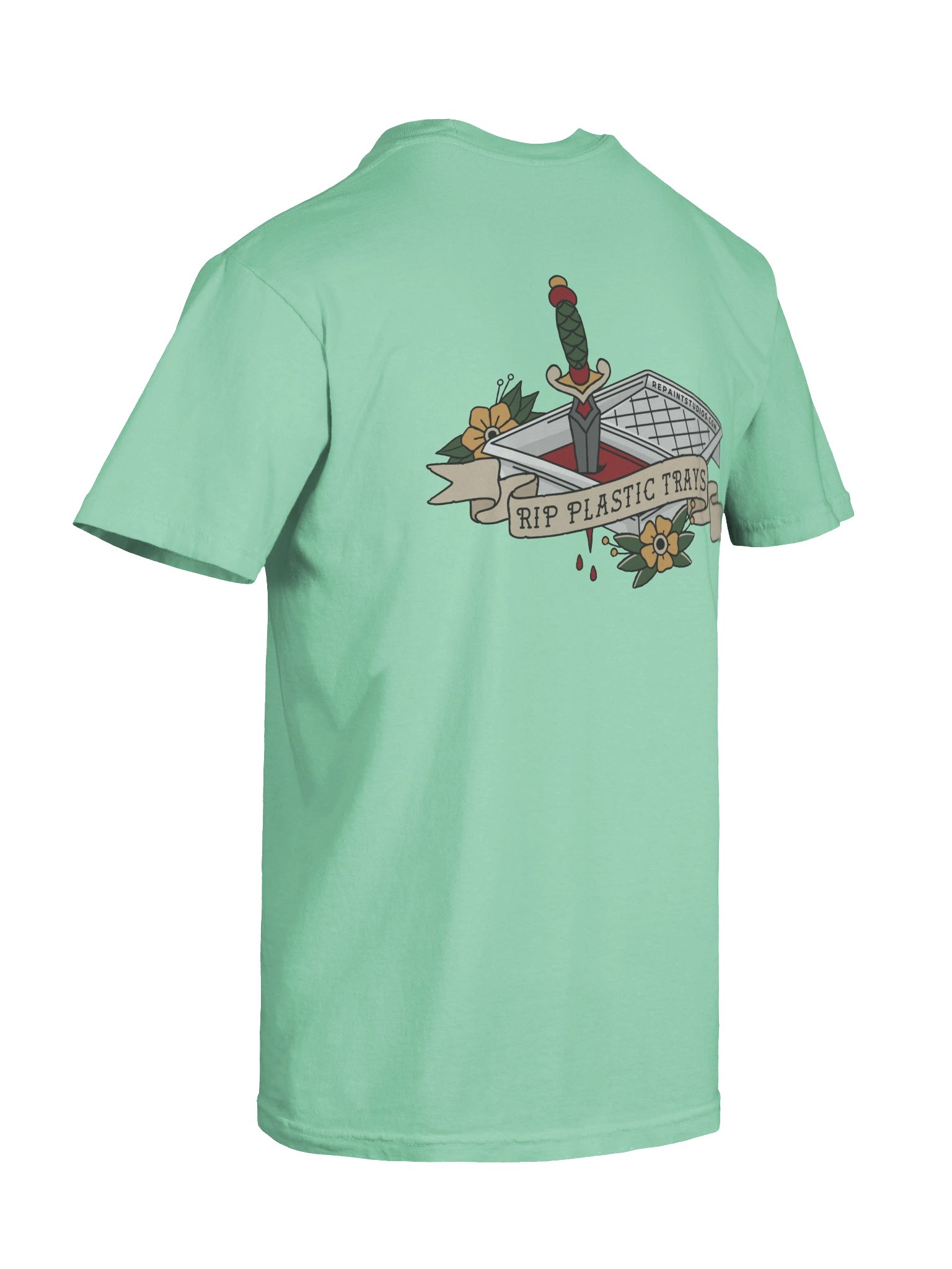 RIP Plastic Trays T-shirt product image (8)