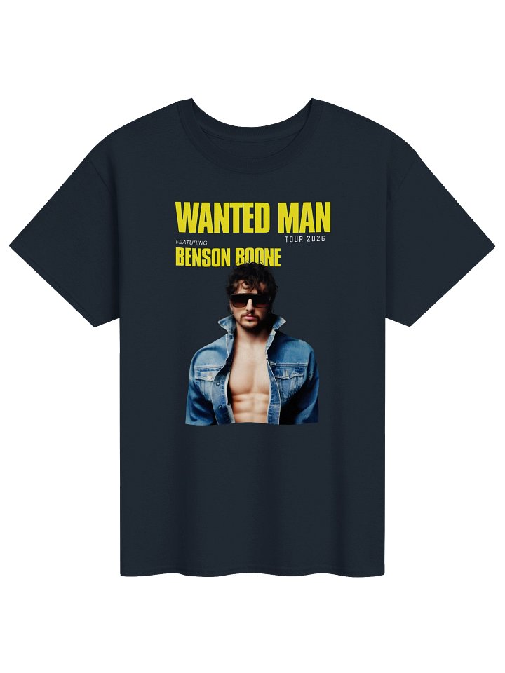Wanted Man Featuring Benson Boone Tour Tshirt product image (1)