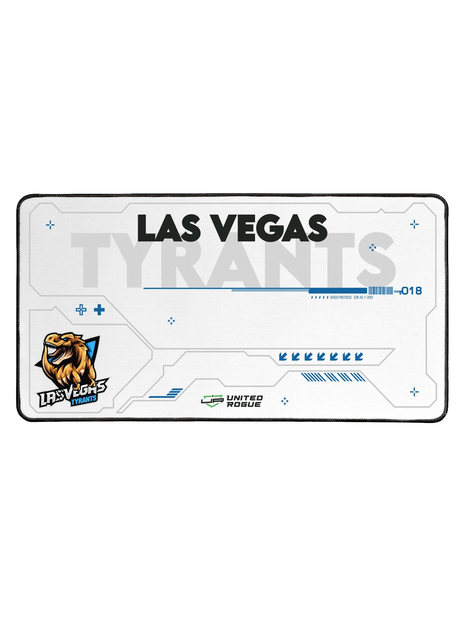 Las Vegas Tyrants White Desk Mat product image (1)