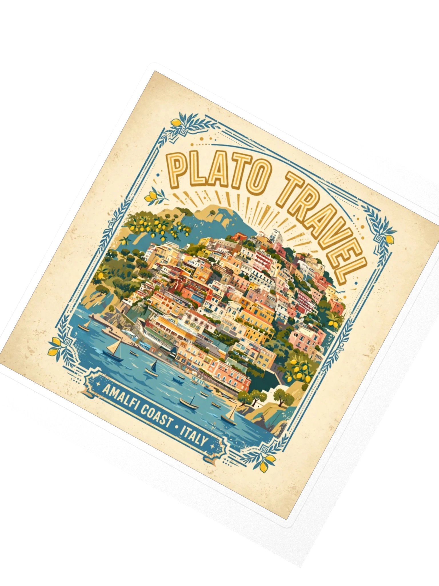 Amalfi Coast Poster Sticker product image (2)
