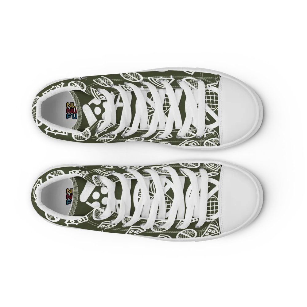 Blasphemy High Top Olive/White Male product image (7)