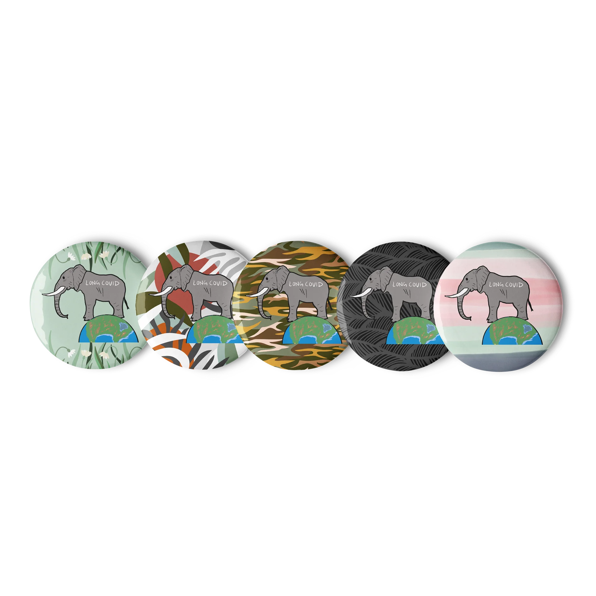 Elephant In The Room (Long Covid) button product image (1)