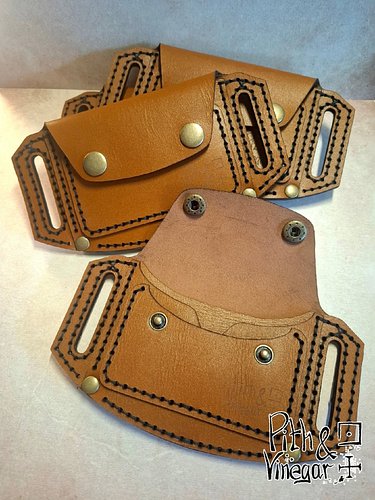 For the people who don’t want to carry half their life around with them.

These little leather pouches are perfect for cards,...