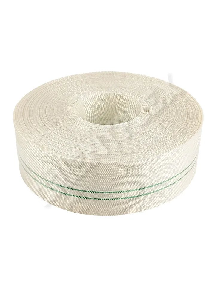 PE Reinforeced Lay Flat Hose (White & Black) product image (1)