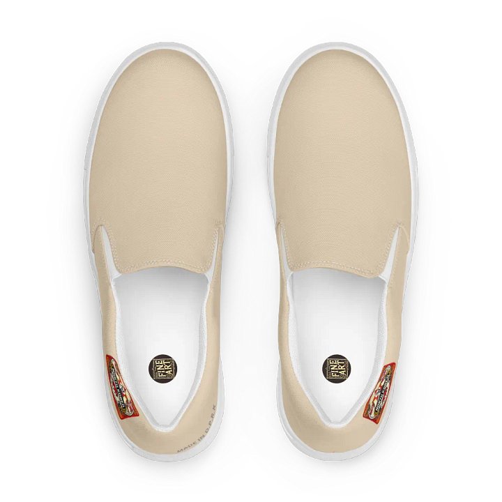 North Korean Emblem Slip-On Canvas Shoes product image (2)