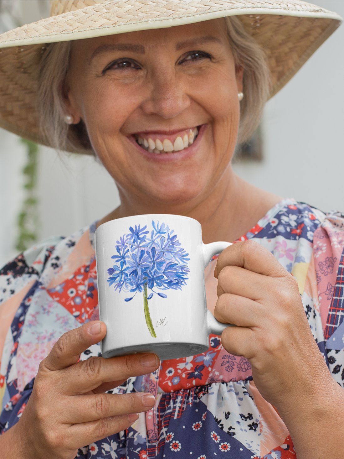 Blue Agapanthus Mug product image (21)