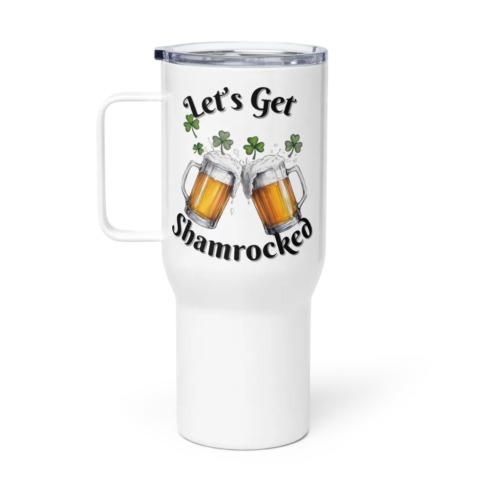 Let's Get Shamrocked Travel Mug product image (4)