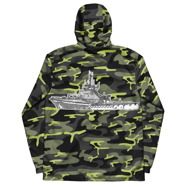 Camouflage Foss tug Sketch Windbreaker product image (1)