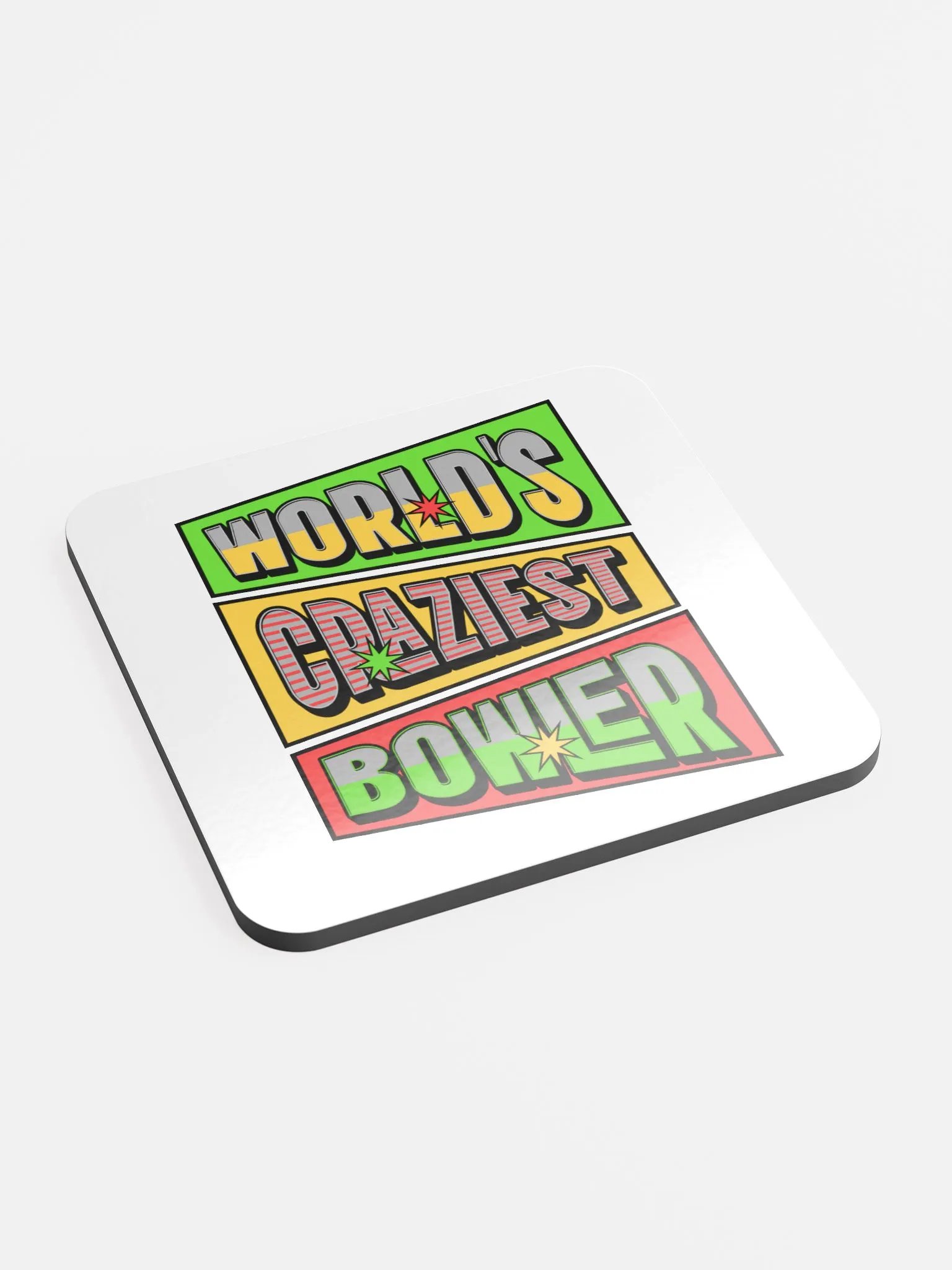 Worlds Craziest Bowler Comic Coaster product image (3)