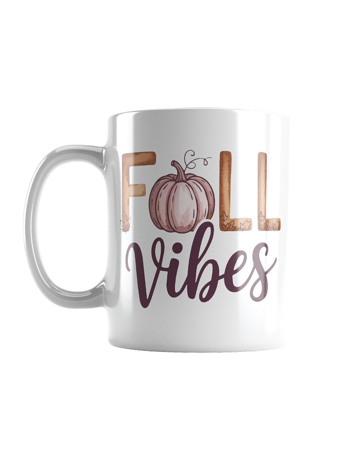 Fall Vibes White Glossy Mug product image (2)