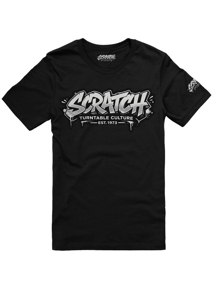SCRATCH LOGO T SHIRT - GRAFFITI VERSION product image (1)