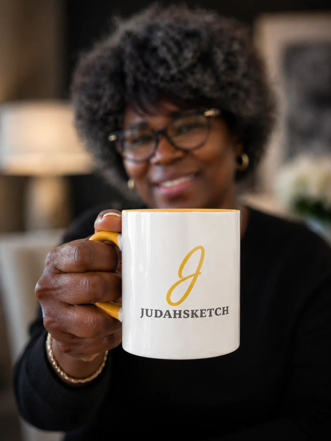 JudahSketch Yellow Mug product image (6)