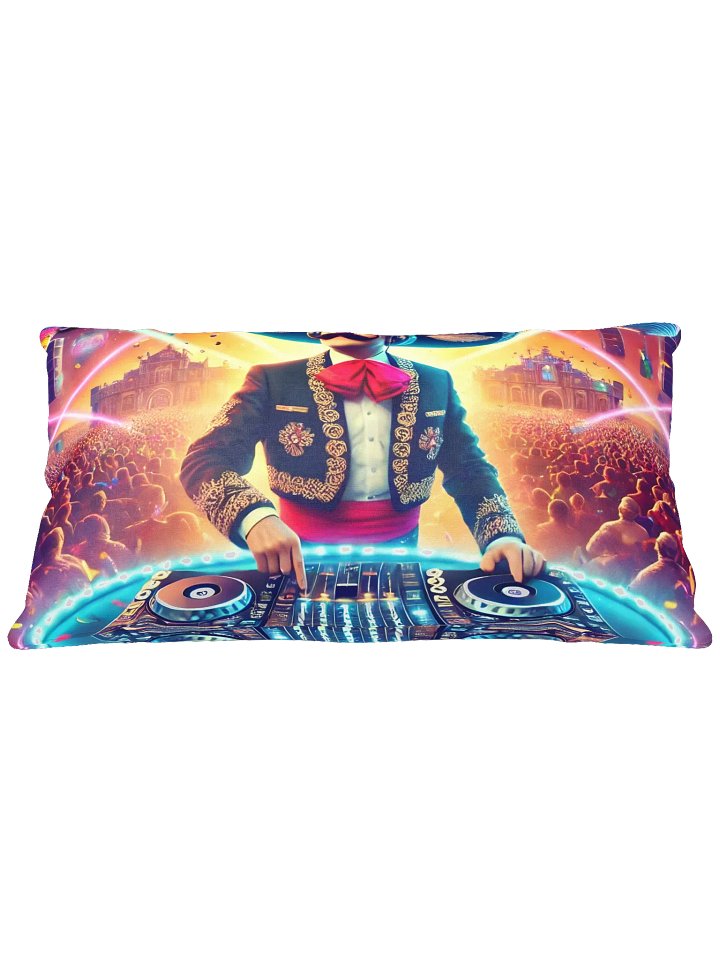 Especial Techno de marzo Album Cover Print Pillow product image (1)