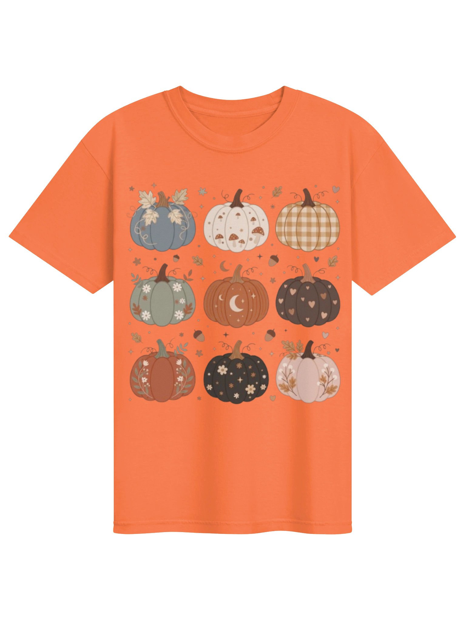 Autumn Mushroom T-Shirt – Cute Woodland Fungi & Fall Nature Graphic Tee product image (1)