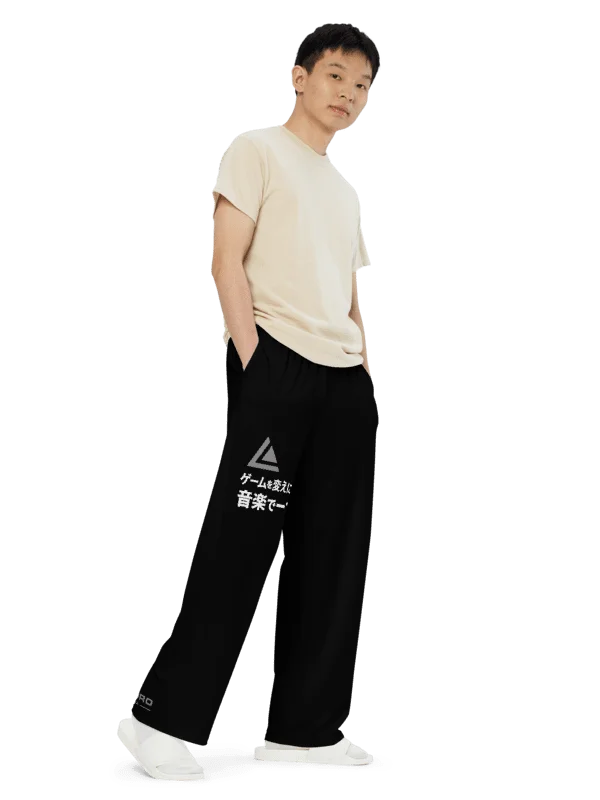 UNISEX WIDE-LEG PANTS - LEANDRO DE LA VEGA - WE CAME TO CHANGE THE GAME JAPAN product image (1)