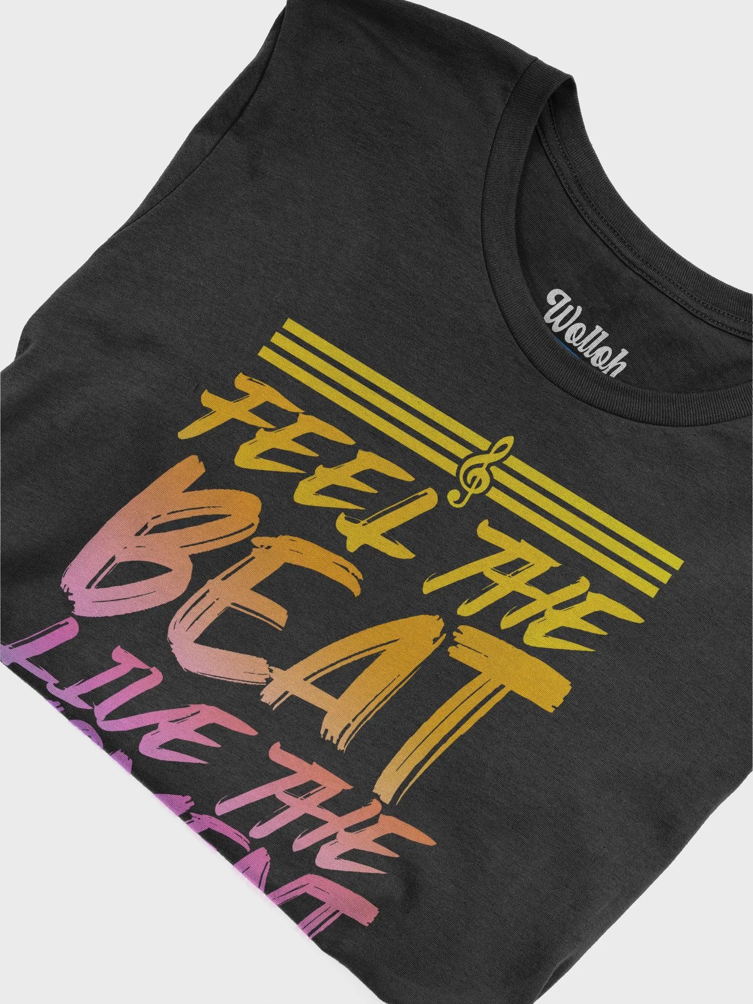 Feel the Beat, Live the Moment T-Shirt – Vibrant Design for Music Lovers product image (3)