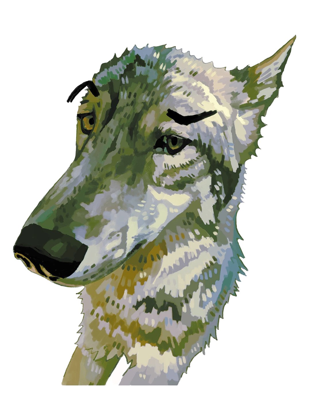 Eyebrow Wolp Sticker product image (1)