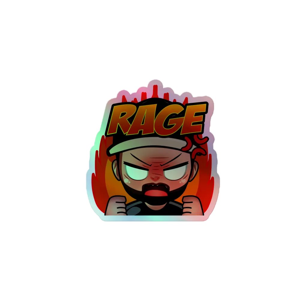 Rage Holographic Sticker Set product image (1)