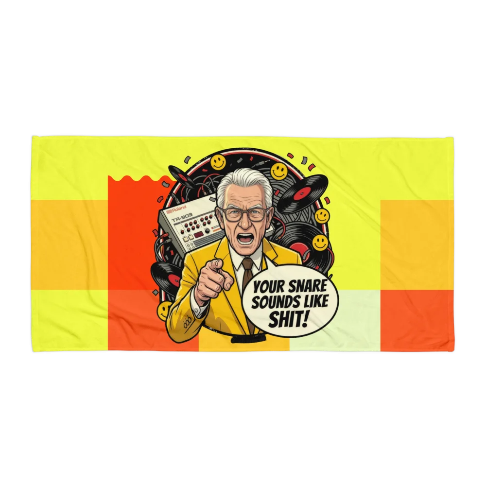 Your Snare Sounds Like Shit Beach Towel product image (1)