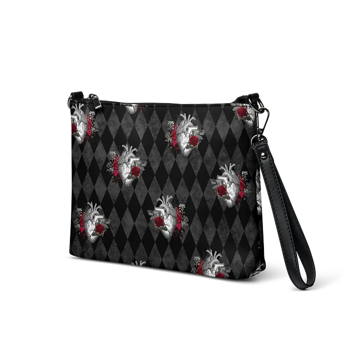 Gothic Hearts All-Over Print Crossbody Bag product image (2)