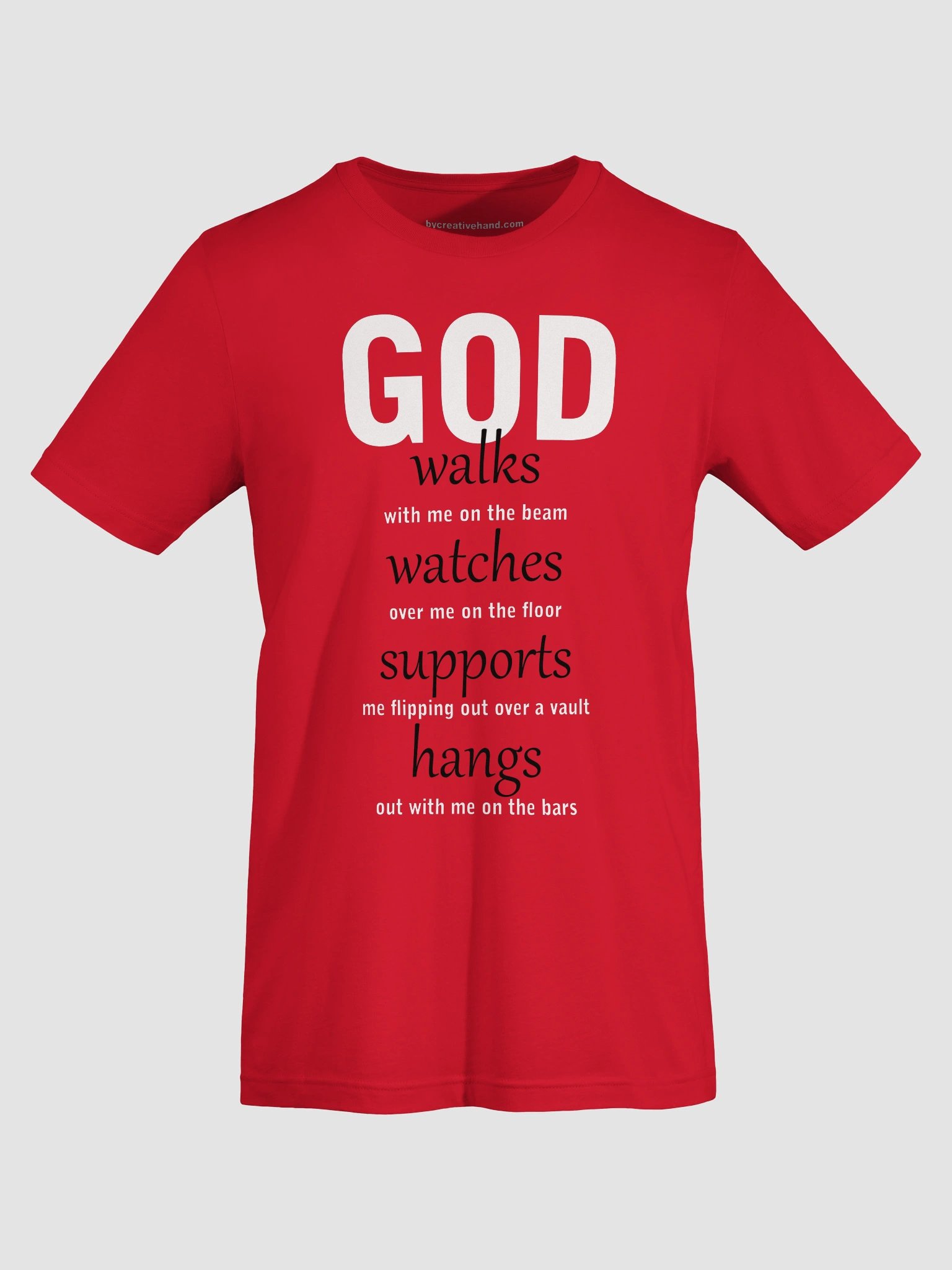God walks-watches-supports-hangs T-Shirt BWTX product image (5)