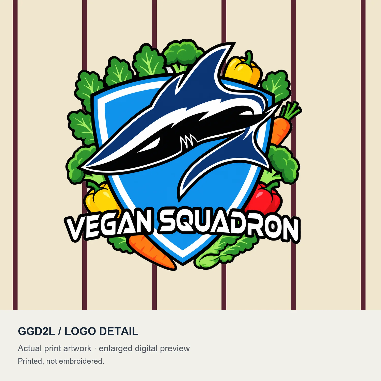 Vegan Squadron Split Jersey — Wine product image (3)
