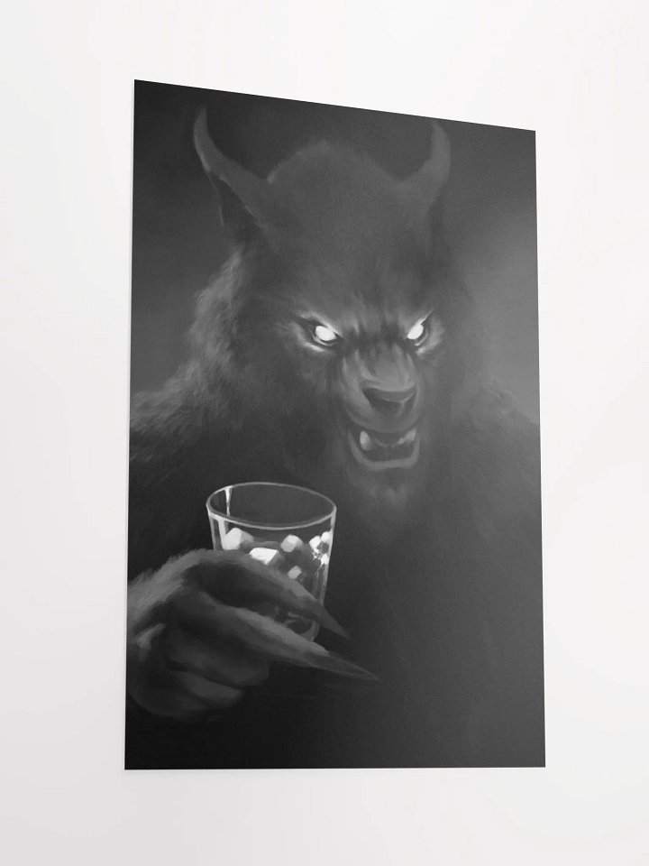 Sippin With Sin Werewolf Poster product image (2)