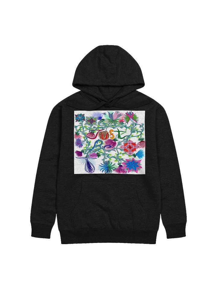 "Just Be" on a Unisex Premium Hoodie product image (1)