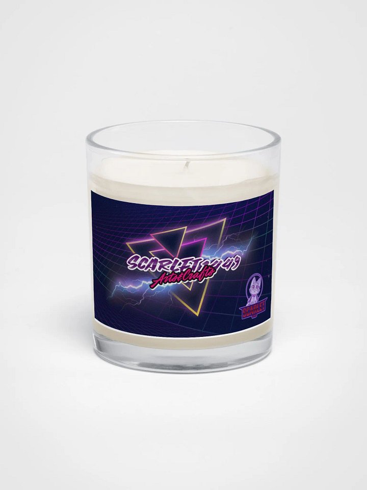 Scarlet1449s Synthwave Soy Wax Candle product image (1)