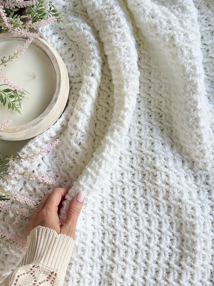 Honey Weave Throw Crochet Pattern product image (1)