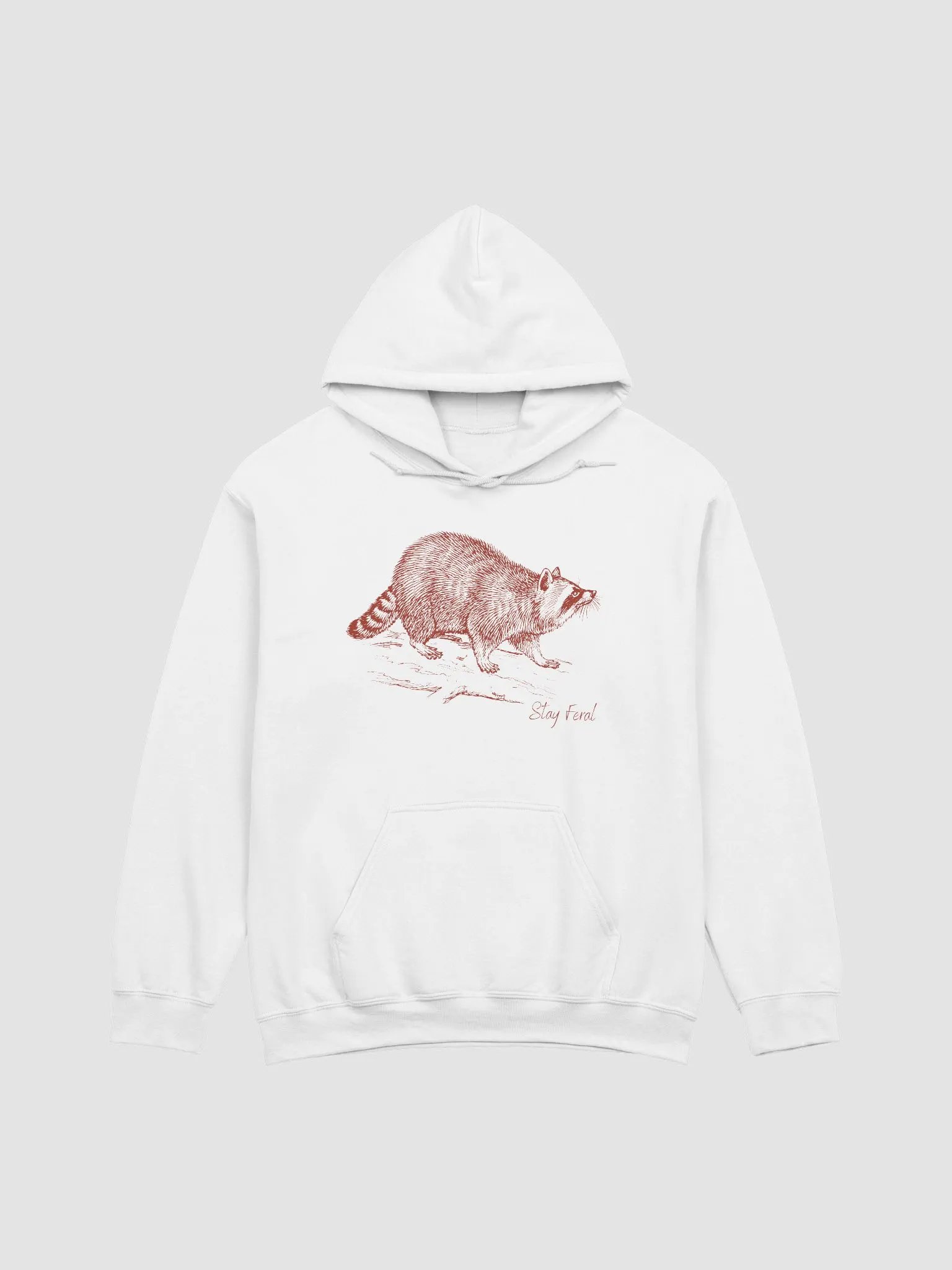 Stay feral raccoon Hoodie product image (1)