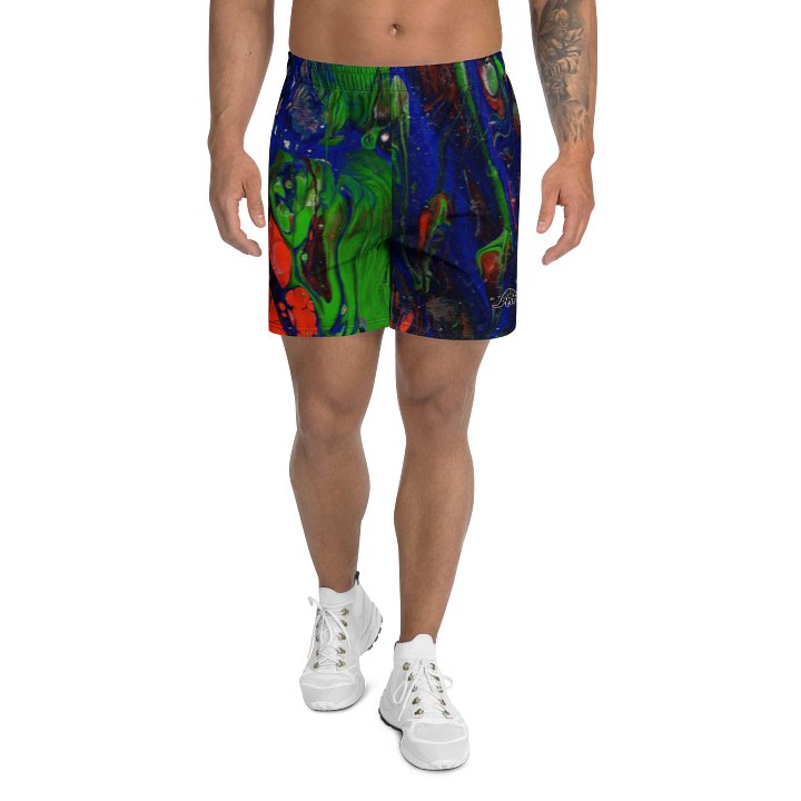 RGB Fluid Acrylic Athletic Shorts product image (1)