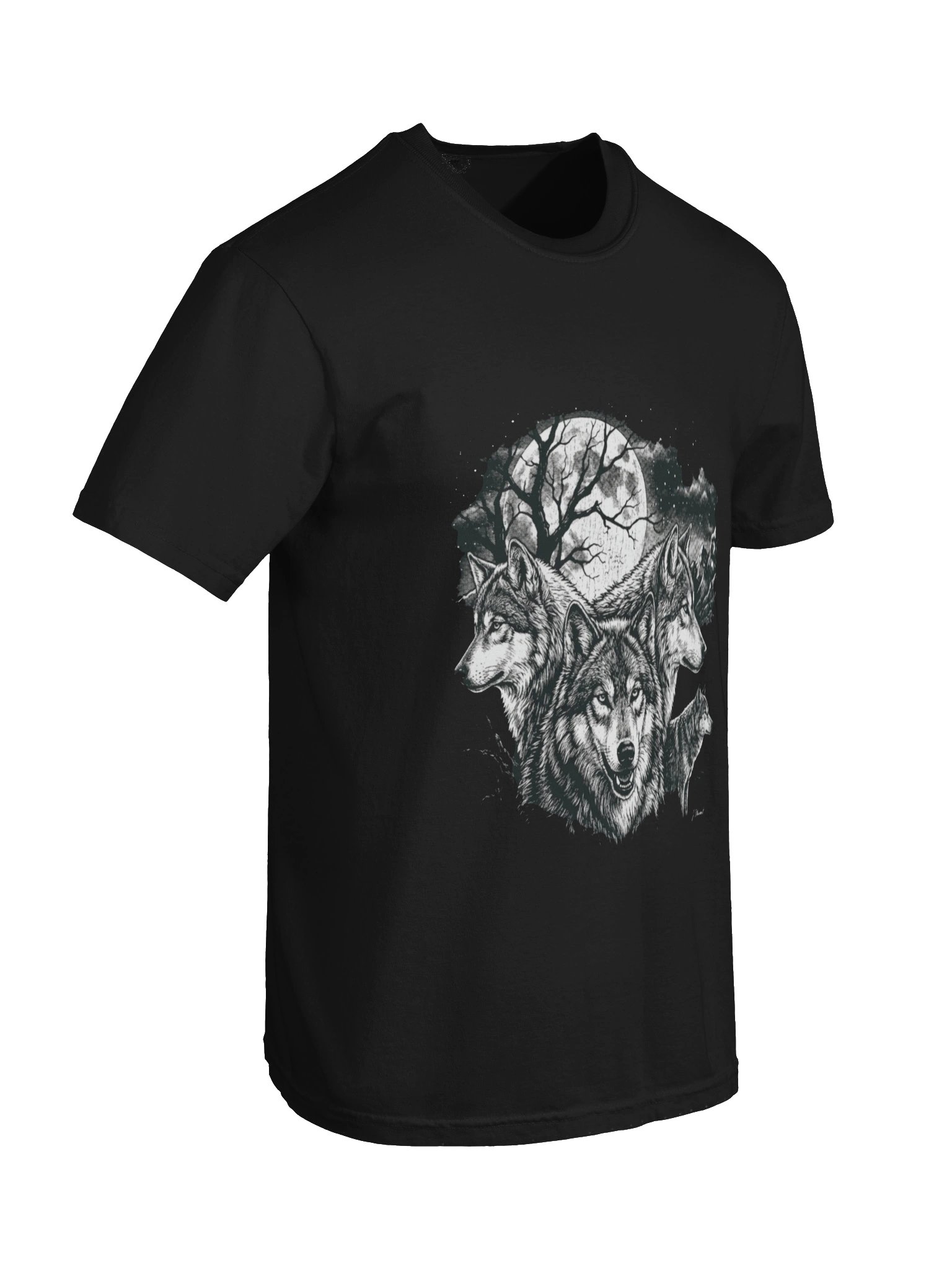 Moonlit Wolf T-Shirt product image (7)