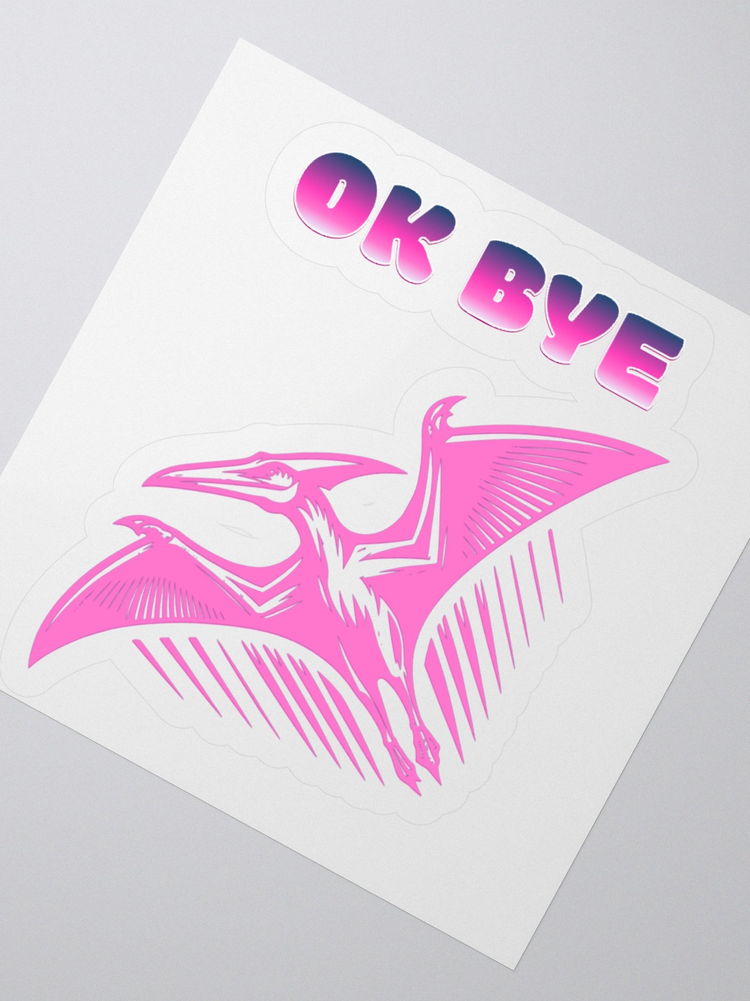OKAY BYE Kiss Cut Stickers product image (4)