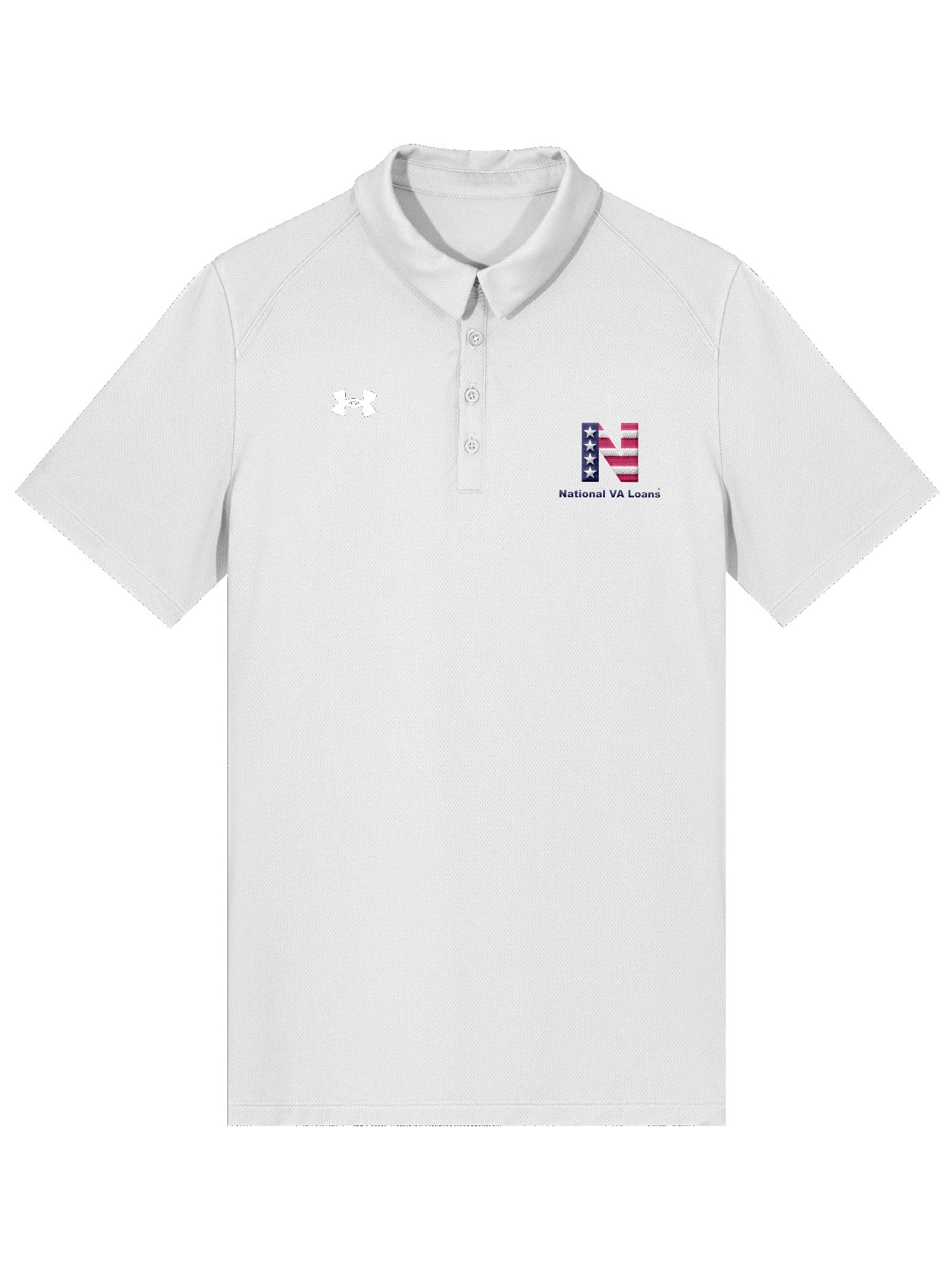 White National VA Loans Under Armour® Men's Polo Shirt product image (1)