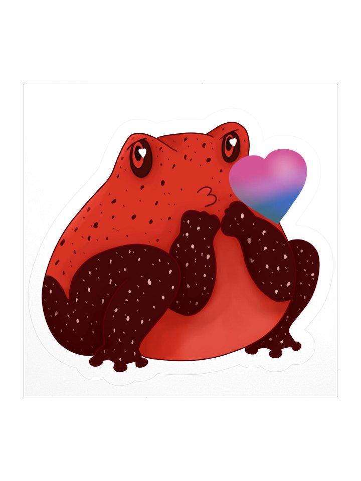 Bisexual Pride Frog Kiss product image (2)
