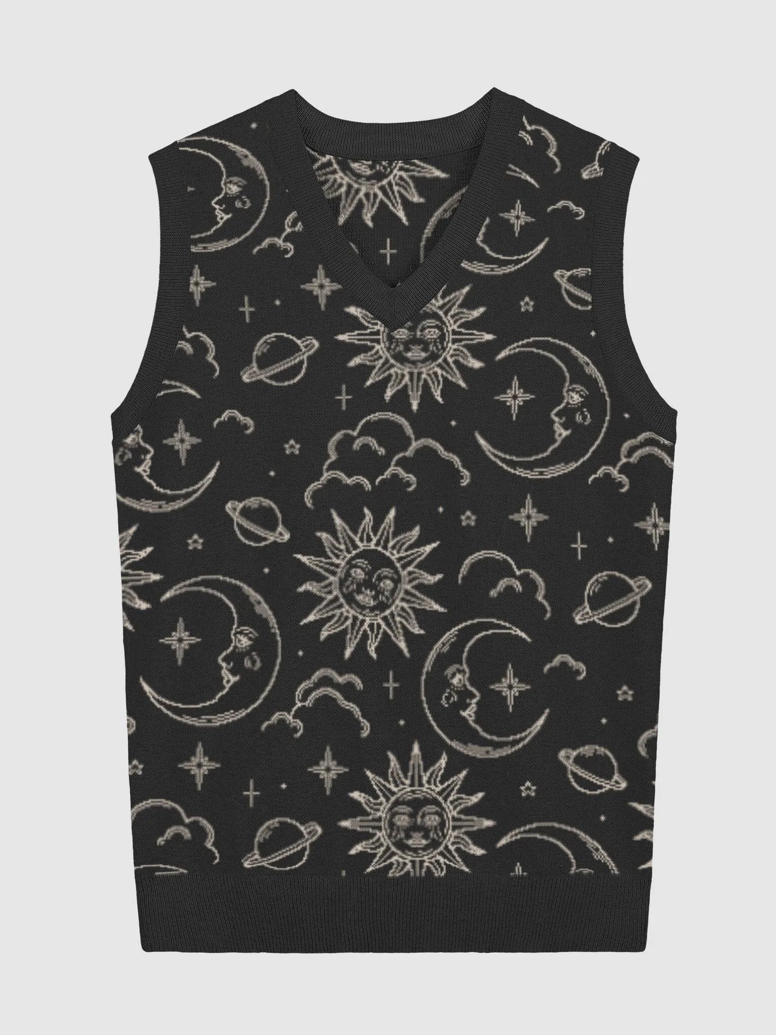 Celestial Knitted V-Neck Vest product image (2)