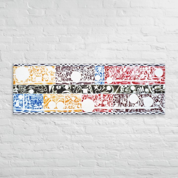 13th Street (1990) on canvas (20" x 60") product image (2)