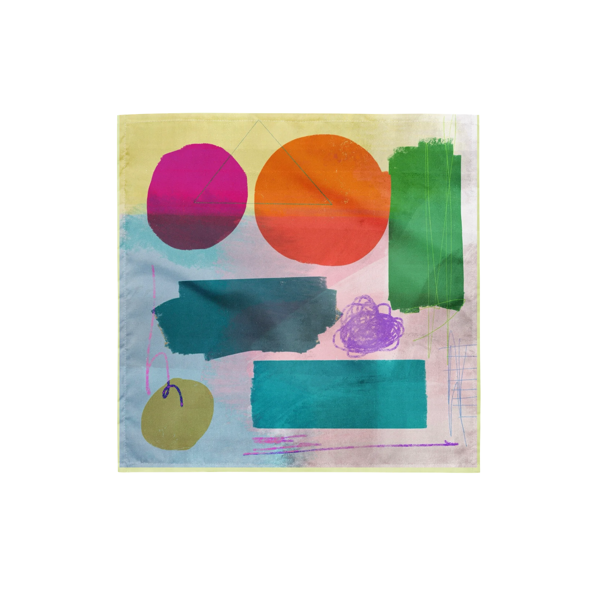 Playful Abstract Art Print Bandana product image (2)