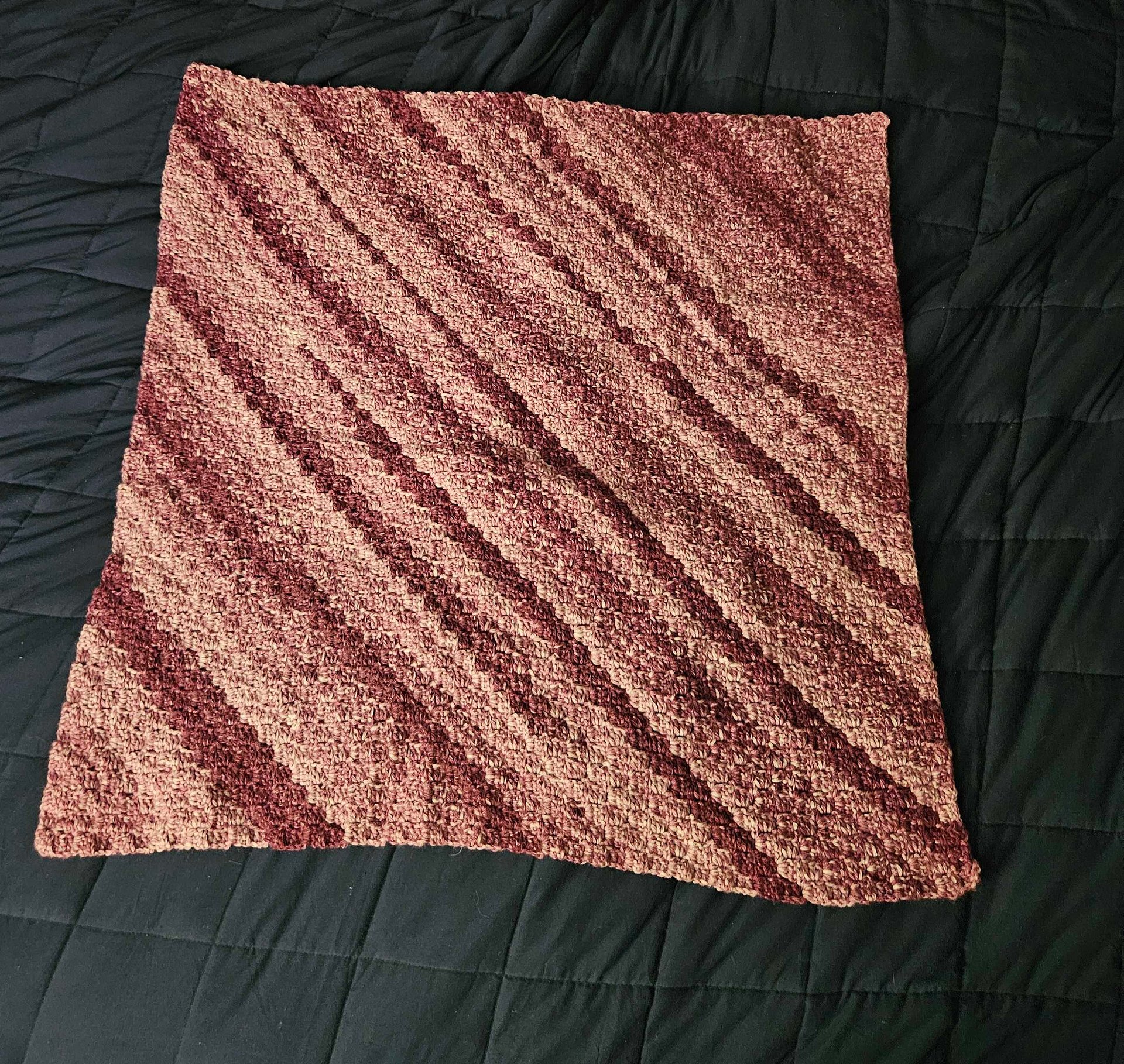 Purple Ombre Stroller Baby Blanket product image (4)