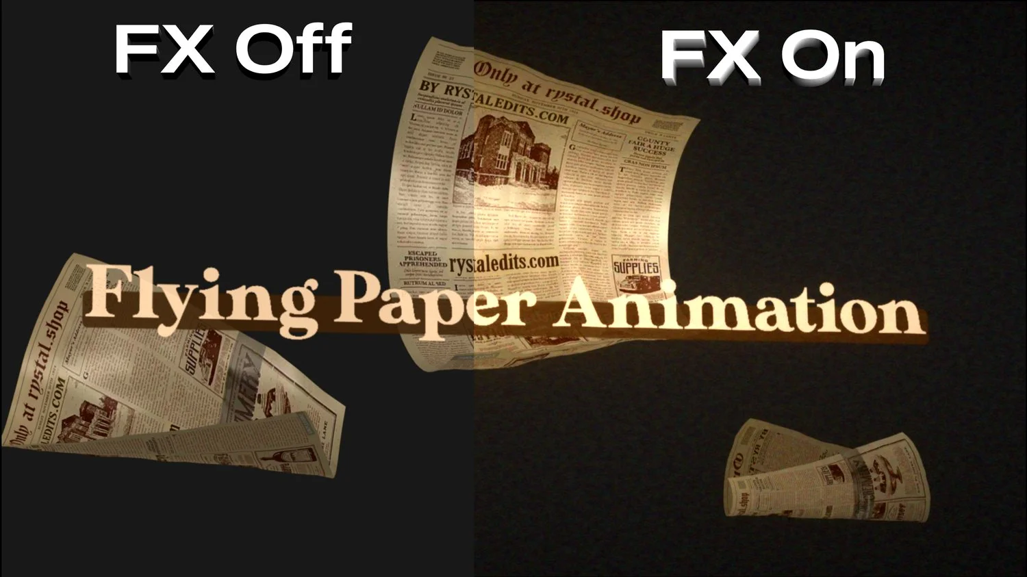 3D Flying Paper - Project File product image (5)