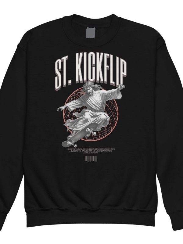 Divine Skate St. Kickflip Youth Sweatshirt product image (2)