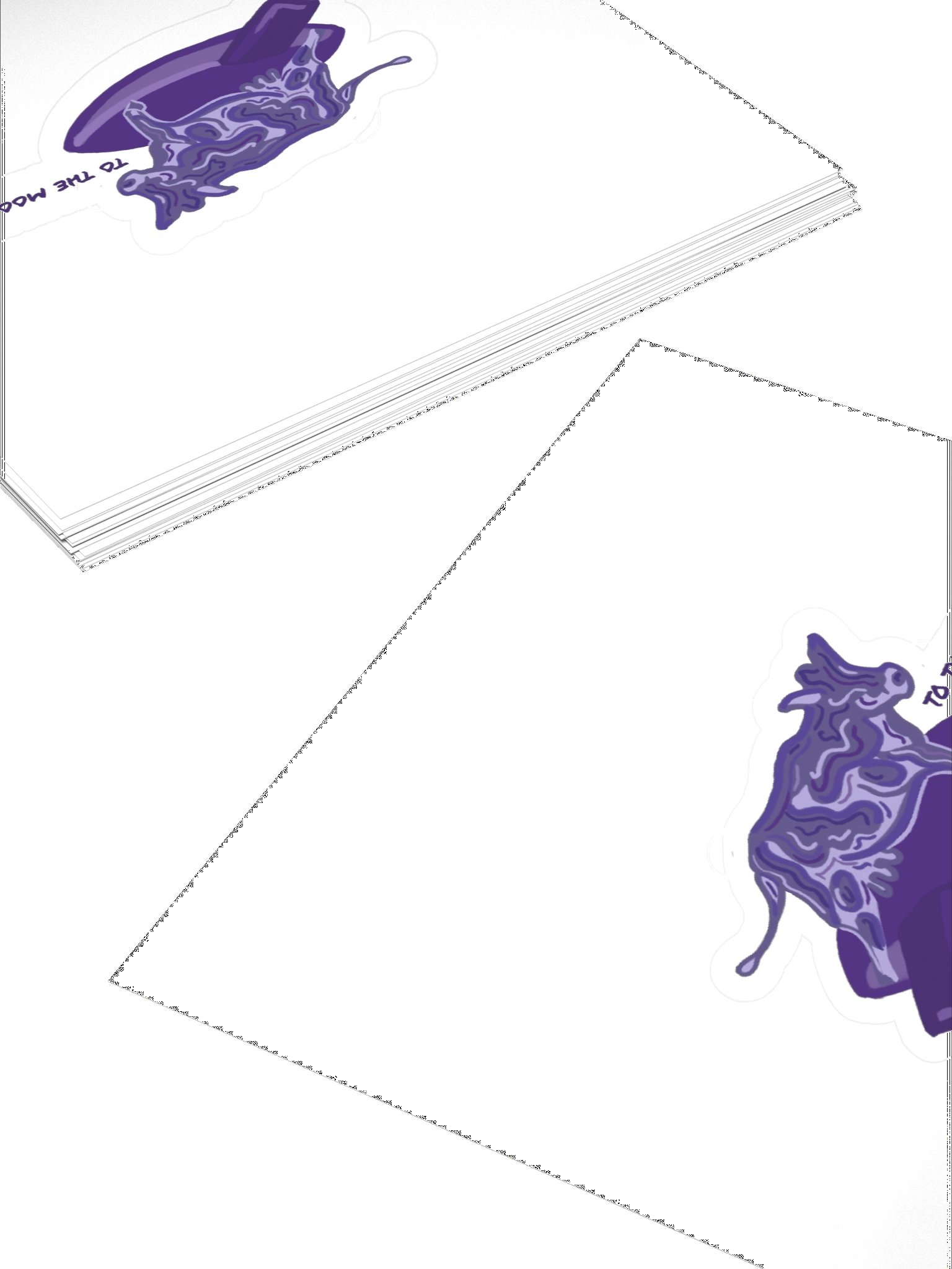 To the Mooon - Sticker product image (4)