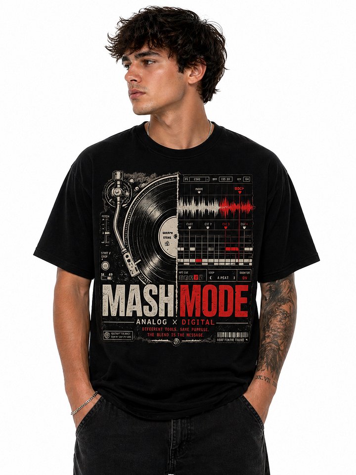 MASH MODE — ANALOG × DIGITAL TEE product image (1)