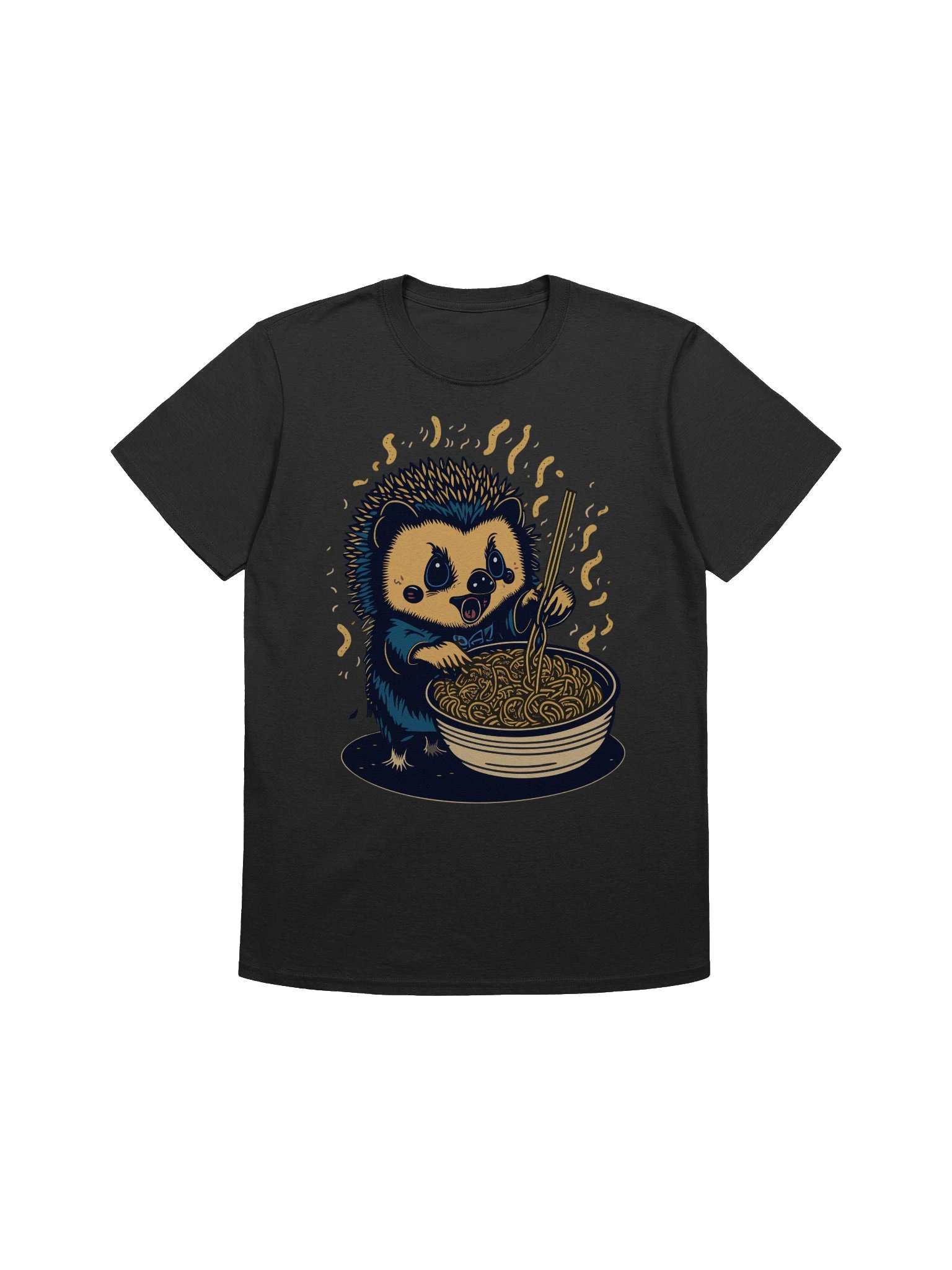 Hedgehog Noodle Adventure T-Shirt product image (5)