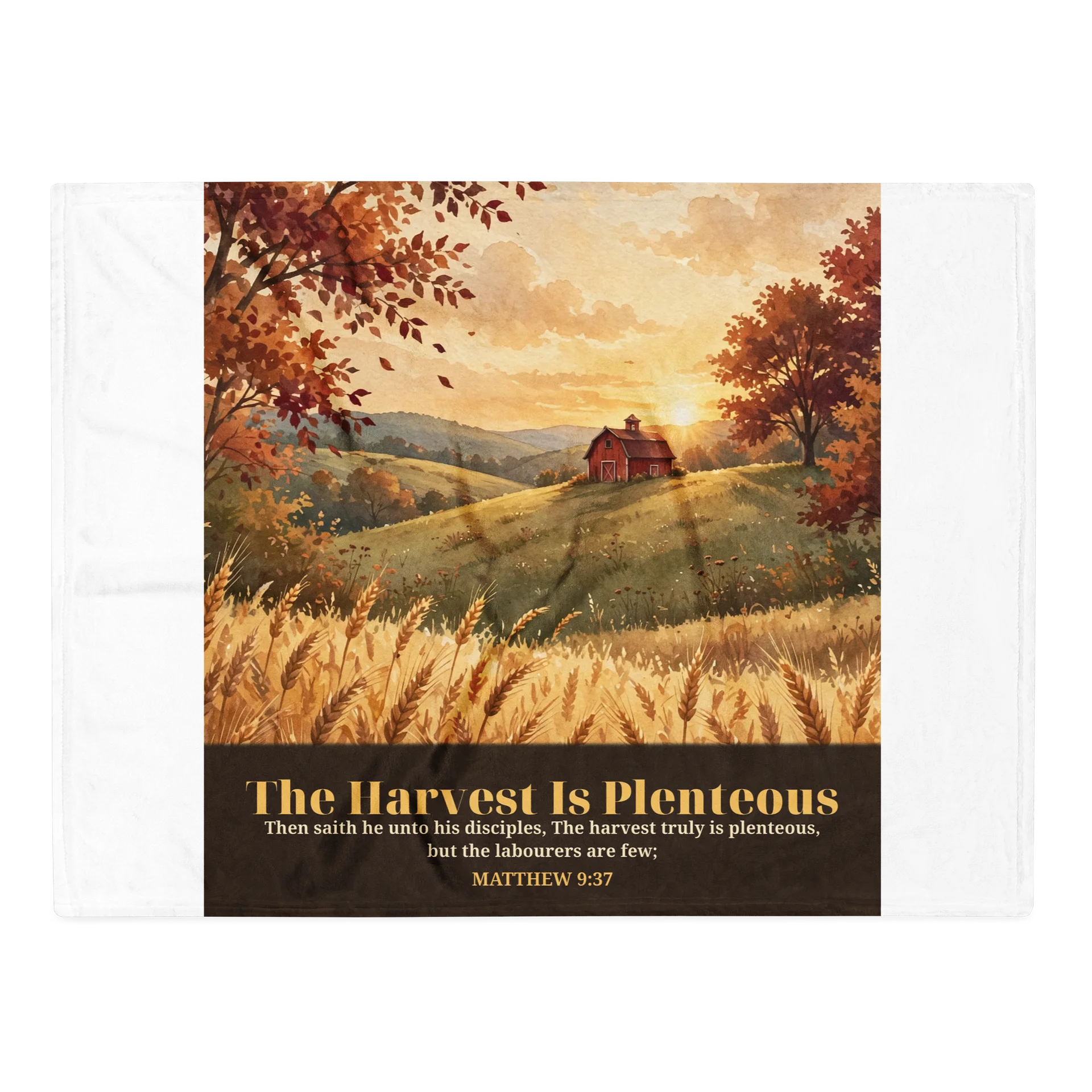 The Harvest Is Plenteous Blanket product image (2)