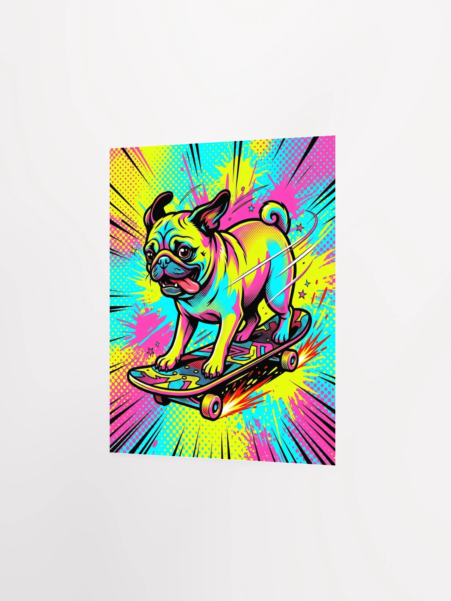 Kickflip Pug Poster product image (26)