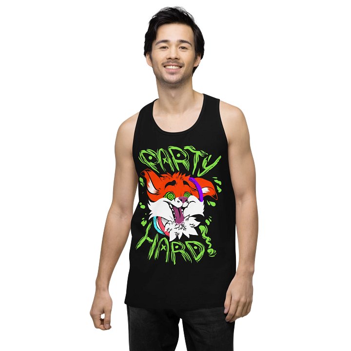 Party Hard Fox Tank Top product image (2)