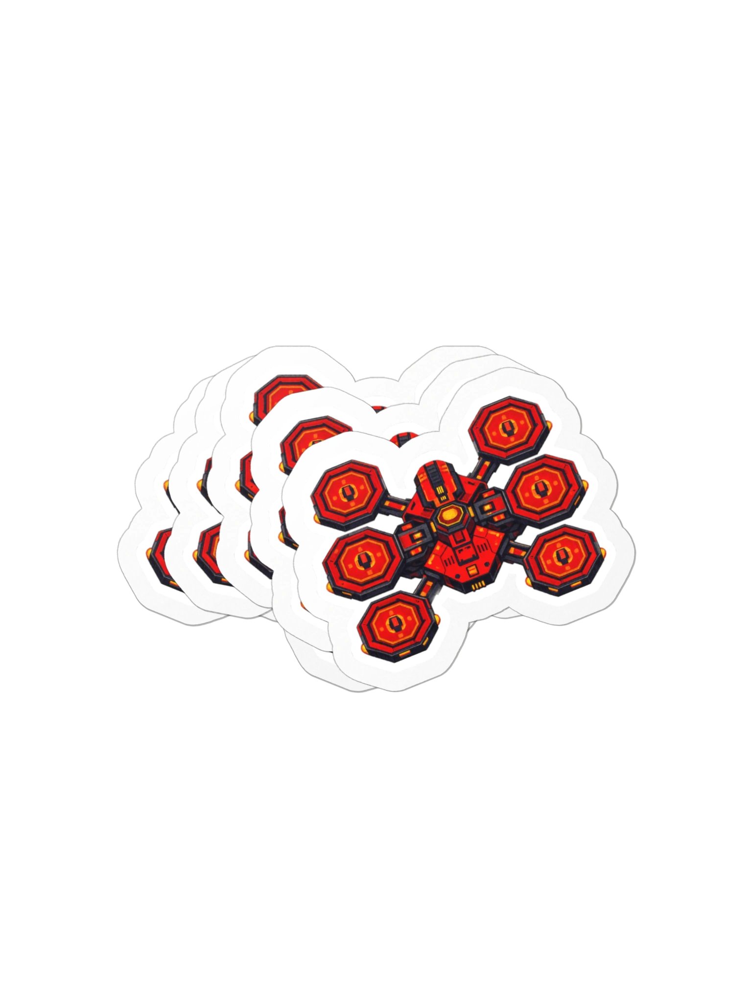 Sector Defense Crimson Raider Die-Cut Sticker product image (4)