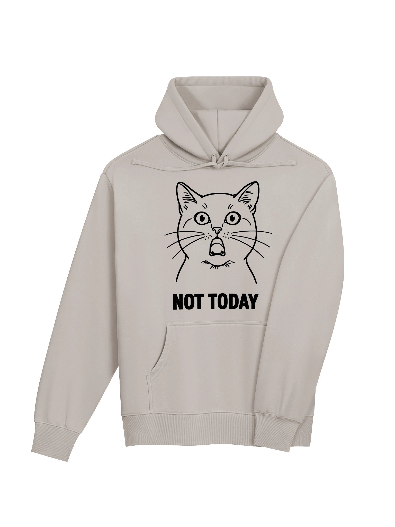 Black Cat Not Today – Funny Cat Hoodie – Light Edition product image (8)